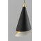 Et2 Mermaid 1-Light 4.75" Wide Black / Metallic Gold Mini Pendant E21441-BKMG - alternate 3